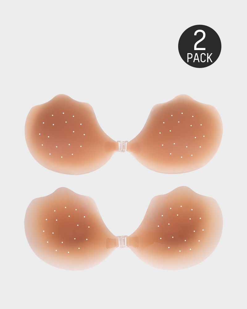Breathable Silicone Self-Adhesive Invisible Bra (2 Pack)