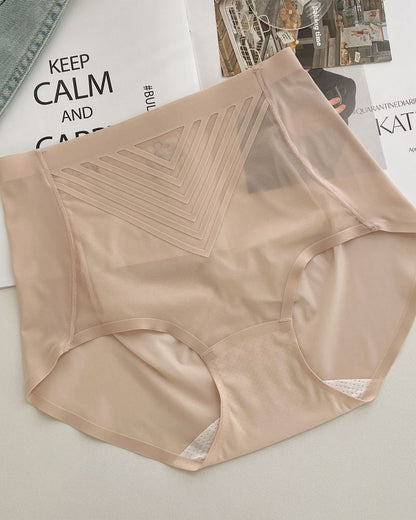 Cool Ice Silk Quick-Drying Tummy Lifting Seamless Breathable Underwear