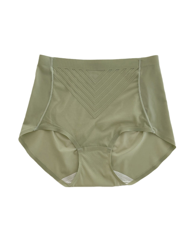 Cool Ice Silk Quick-Drying Tummy Lifting Seamless Breathable Underwear