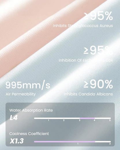 Women's Seamless Ice Silk High Waist Comfortable Underwear