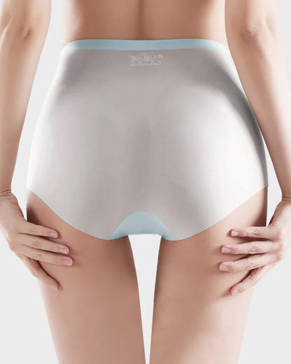 Women's Seamless Ice Silk High Waist Comfortable Underwear
