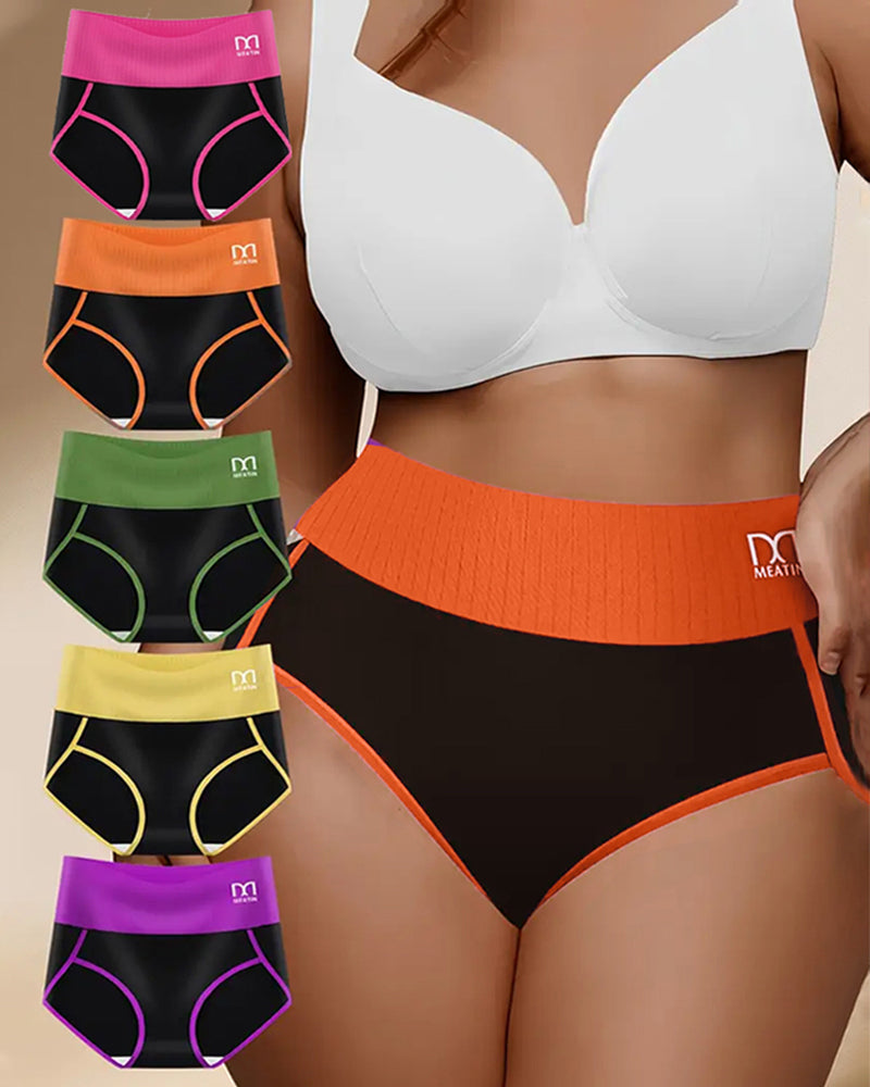 Women's Seamless High Waist Comfortable Soft Elastic Breathable Panties