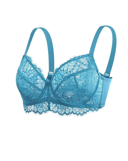 Sunflower Lace Unlined Unpadded Large Size Full Cup Underwire Bra