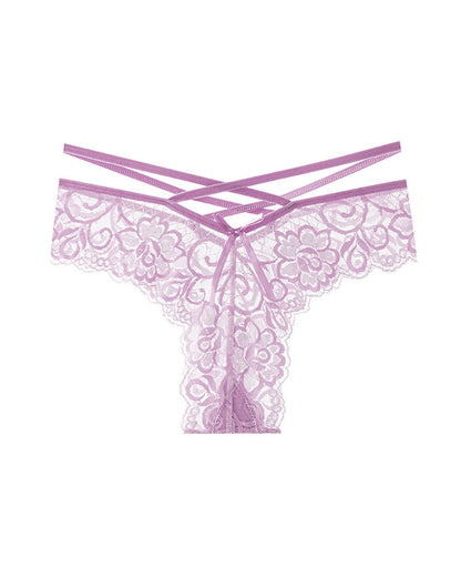 Sexy Jacquard Lace Low Rise Thongs