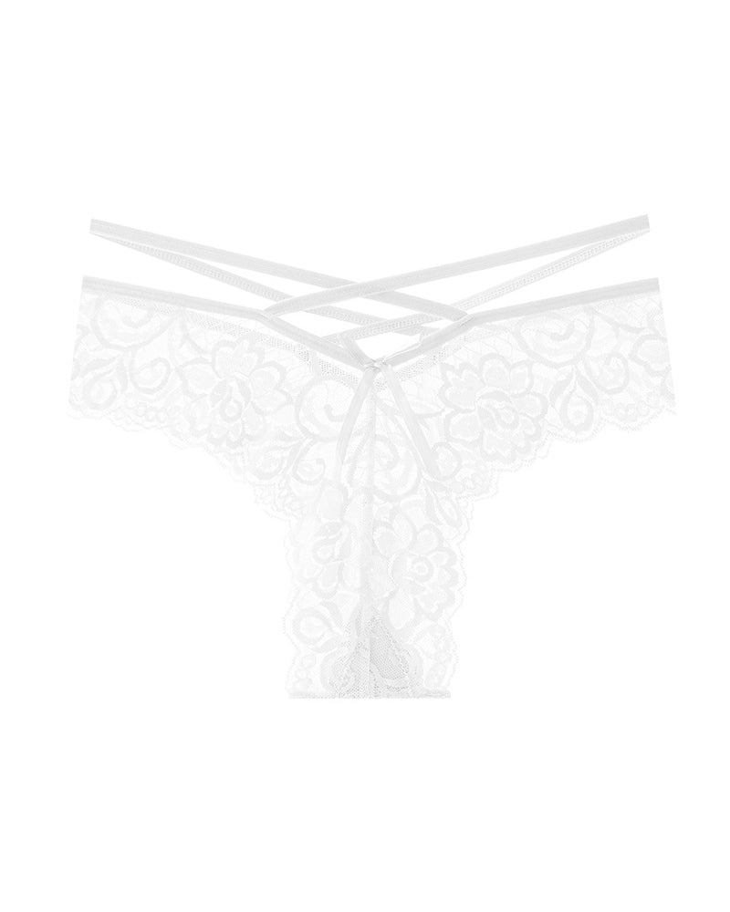 Sexy Jacquard Lace Low Rise Thongs