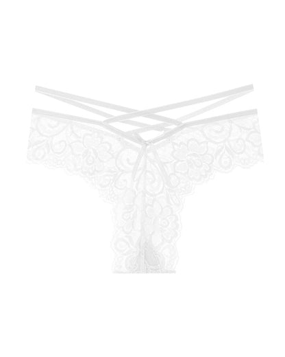Sexy Jacquard Lace Low Rise Thongs