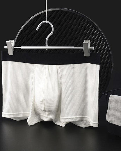 Men's Breathable Colorblock Elastic Waist Briefs