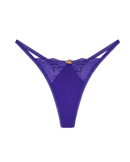 Sexy Lace Flower Stretch Thong