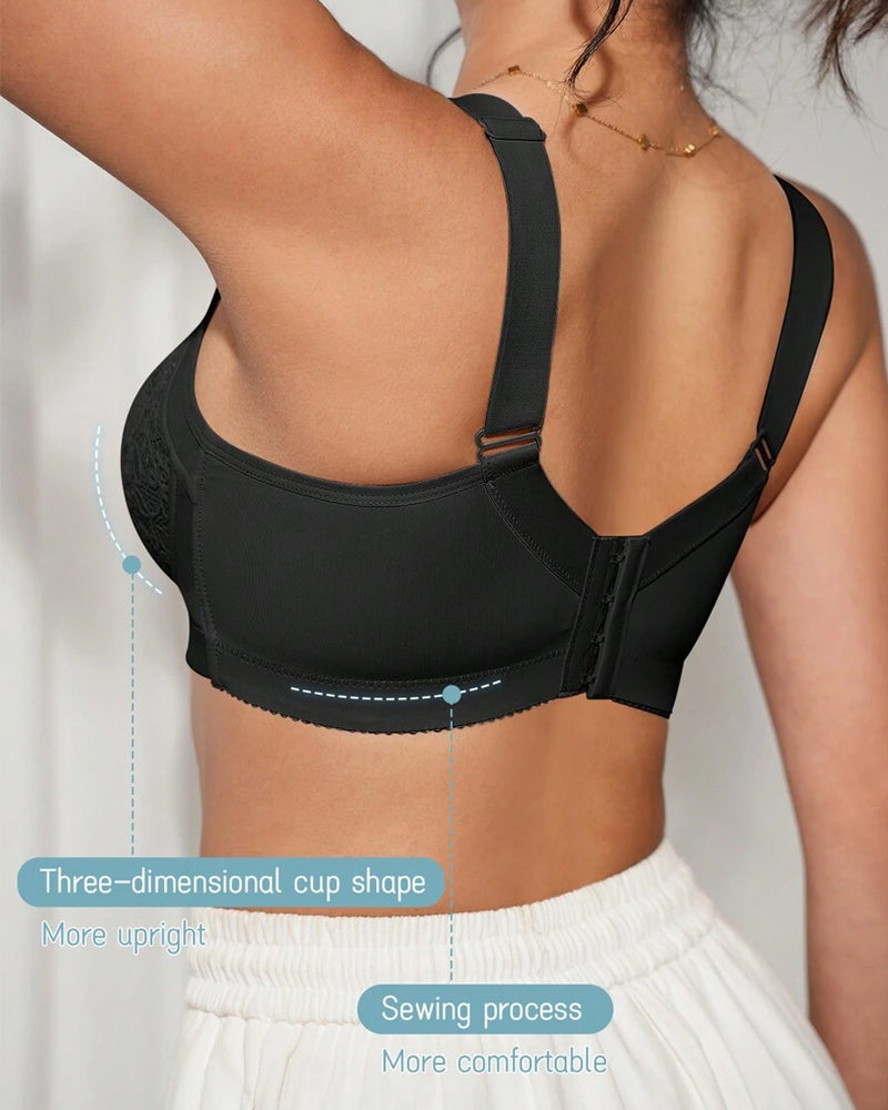 Women's Comfortable Push-Up Lace Underwire Bra