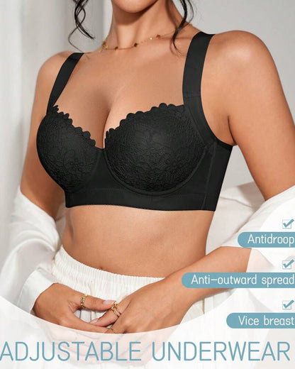 Women's Comfortable Push-Up Lace Underwire Bra