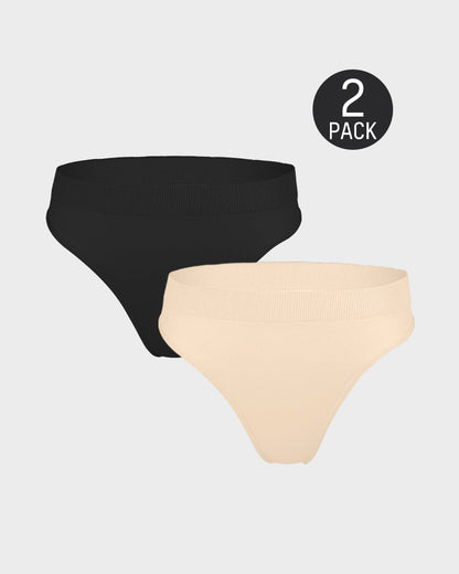 Seamless Comfort Thong Panty (2 Pack)