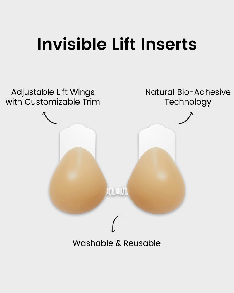 Ultra Lift Silicone Self-Adhesive Invisible Bra (2 Pack)
