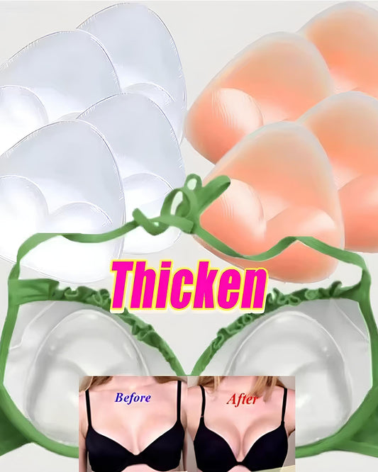 Women's Seamless Waterproof Soft Silicone Invisible Lifting and Push-up Breast Pads