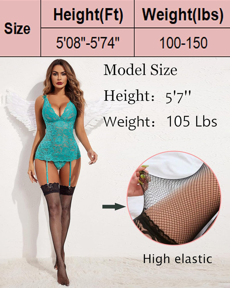 1 Pair Fishnet Tights High Stockings
