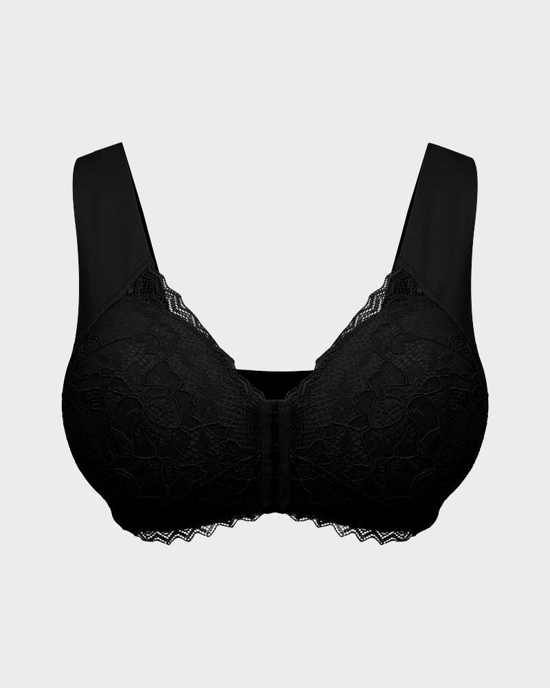 Lace Front Closure '5D' Shaping  Wireless Bra