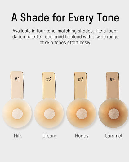 Seamless Non-Adhesive Nip Covers(2 Pairs)