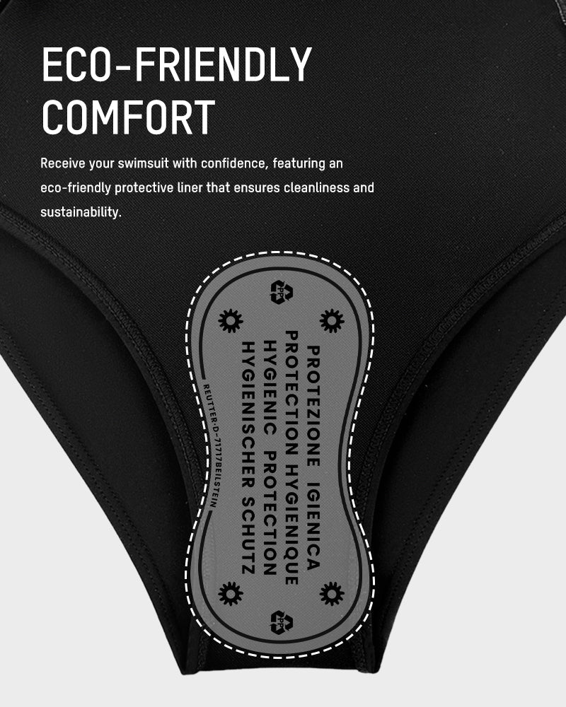 Twist Front Tummy Control One-Piece Swimsuit