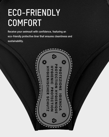 Twist Front Tummy Control One-Piece Swimsuit