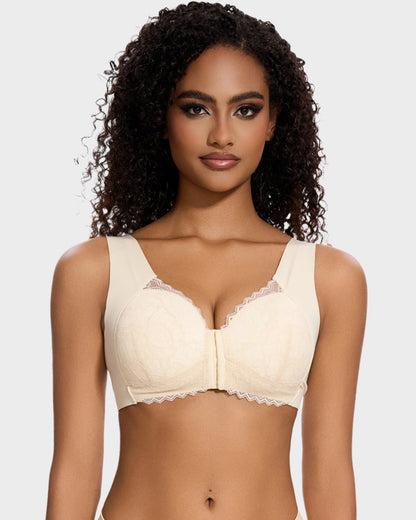 Lace Front Closure '5D' Shaping  Wireless Bra