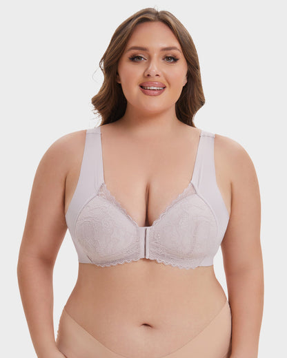 Lace Front Closure '5D' Shaping  Wireless Bra