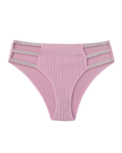 Sexy Openwork Glossy Waistband Comfortable Breathable Underwear