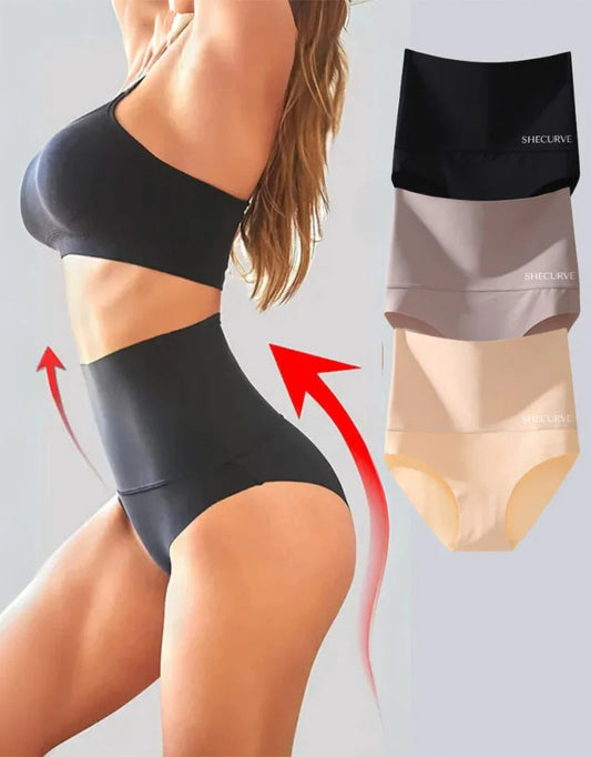 3-Pack High Waisted Tummy Control Panties