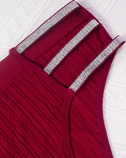 Sexy Openwork Glossy Waistband Comfortable Breathable Underwear