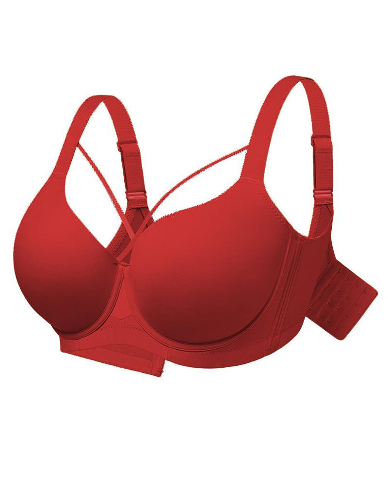 Women's Underwire Deep V Seamless Comfort Lifting Bra