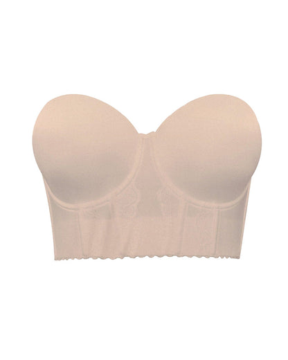 Women's Full Bust and Full Body Seamless Push Up Support Bra